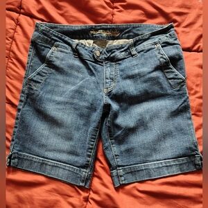 American Eagle Outfitters Women's Dark Blue Jean Shorts